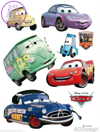 Samolepící dekorace dětská Disney Cars - DK 851-2022