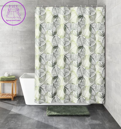 Koupelnový textilní závěs 180x200cm - Selva 2024