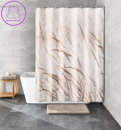 Koupelnový textilní závěs 180x200cm - Sylt natur 2024