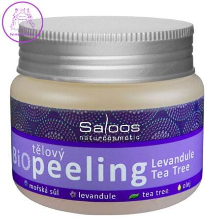 Bio tělový peeling - Levandule-Tea Tree 140g