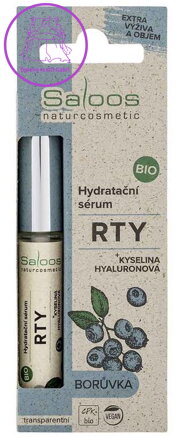 Bio Hydratační sérum na rty – Borůvka 7ml