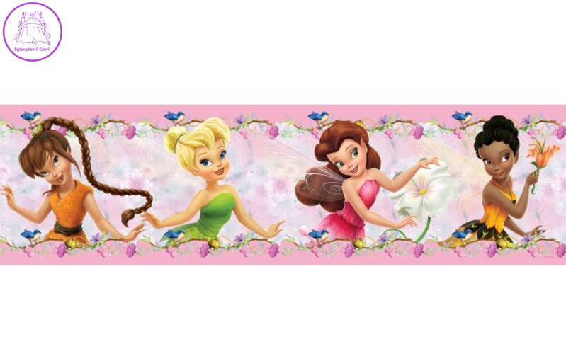 Samolepící bordura do dětského pokoje Disney Víly Fairies - WBD 8099