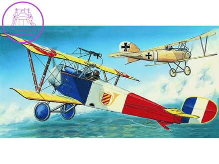 Model Nieuport 11/16 Bebe 12,9x16,2cm v krabici 31x13,5x3,5cm