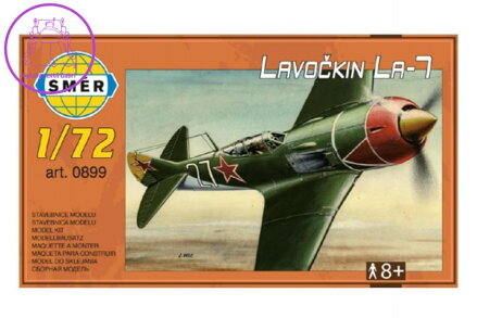 Model Lavočkin La-7 1:72 13,6x11,9cm v krabici 25x14,5cm