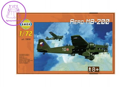 Model Aero MB-200 1:72 22,3x31,2cm v krabici 35x22x5cm