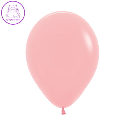 Balón Pastel 25 cm, svetlo ružový /100ks/