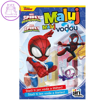 Omalovánka Maluj vodou JM A5 - SPIDEY