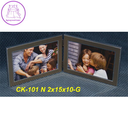 Fotorámček 10x15 cm 2x, CK-101 G