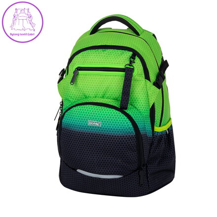 Školní batoh OXY Ombre Black- green