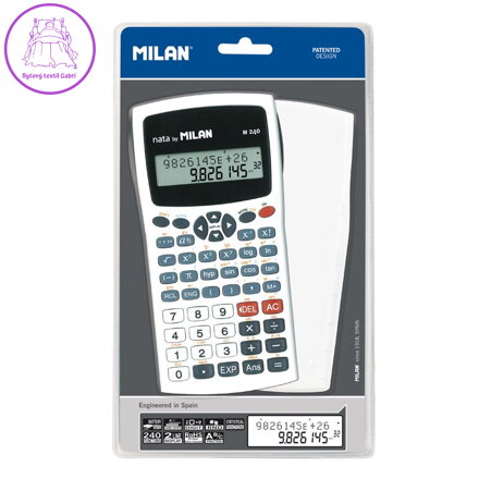 Kalkulačka MILAN vědecká 159110 White, 240 funkcí
