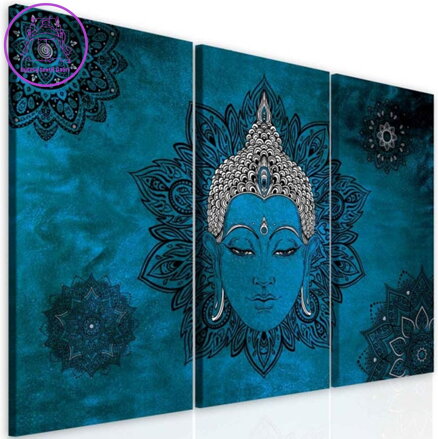 Obraz mandala modrý Buddha