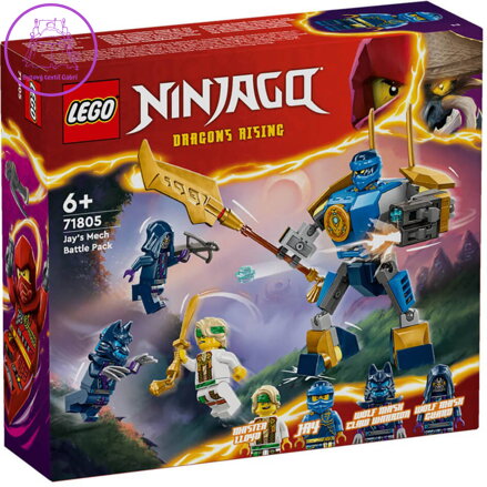 LEGO NINJAGO Bojový balíček Jayova robota 71805 STAVEBNICE