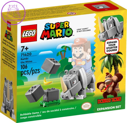 LEGO SUPER MARIO Nosorožec Rambi (rozšíření) 71420 STAVEBNICE