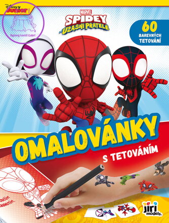 JIRI MODELS Omalovánky s tetováním Spidey a jeho úžasní přátelé