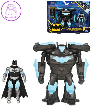 SPIN MASTER Batman figurka kloubová 10cm set s brněním v krabici plast