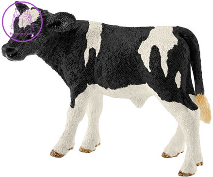 SCHLEICH Holšteinské tele 8cm figurka kráva ručně malovaná plast
