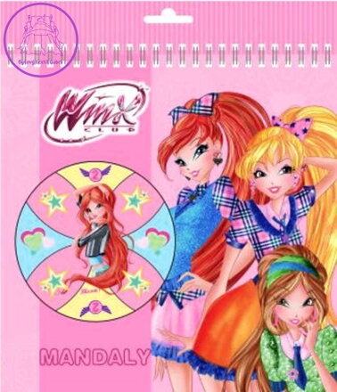 AKIM Omalovánky WinX Club mandaly