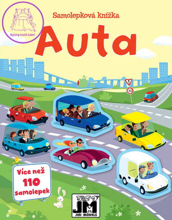 JIRI MODELS Samolepková knížka Auta (Cars)