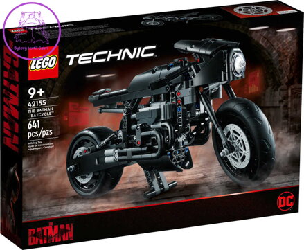 LEGO TECHNIC Batman Batcycle motocykl 42155 STAVEBNICE