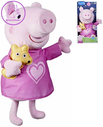 HASBRO Prasátko Peppa Pig usínáček zpívající na baterie Zvuk PLYŠ