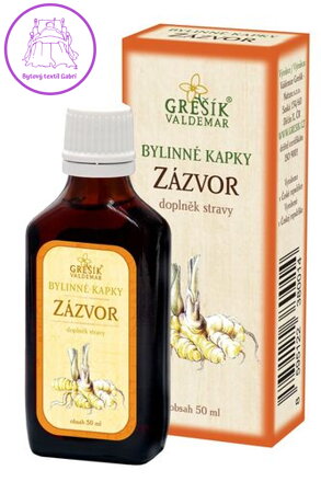 Grešík Zázvor kapky 50 ml