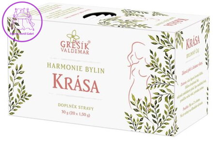 Grešík Krása Harmonie bylin 20 x 1,5 g přebal