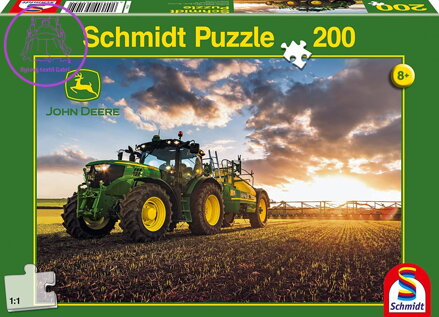 SCHMIDT Puzzle Traktor John Deere 6150R 200 dílků