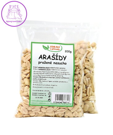 Arašídy pražené nasucho 200g ZP 908