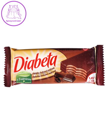 Diabeta oplatka kakaová máčená 32g PLH 3241