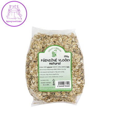 Vločky pšeničné natural 250g ZP 2934