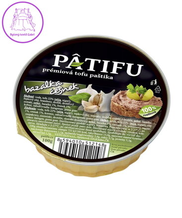 Patifu bazalka-česnek 100g Veto 4874