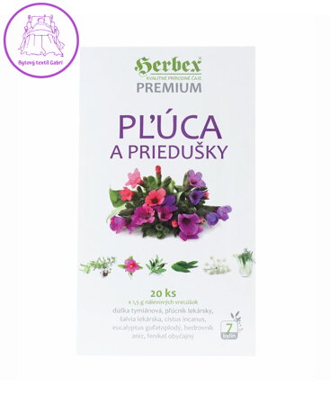 Plíce a průdušky  20x1,5g 3809