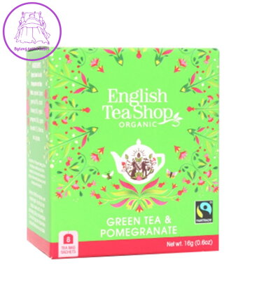 English Tea Shop - Zelený čaj s granátovým jablkem BIO 8x1,6g 5047
