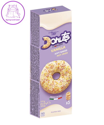 Donuty vanilka 111g 3ks Cuorenero bez lepku NOVINKA 5296