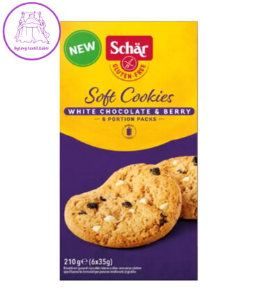Soft cookie white chocolate 210 g Schar bez lepku NOVINKA 5325