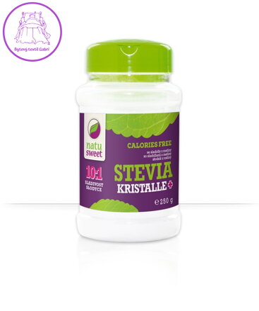 Stevia kristalle 10:1 - stolní sladidlo 250g Natusweet 245