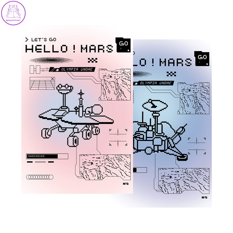 Zápisník A5 M&G Hello ! Mars - linkovaný, 24 listů, mix
