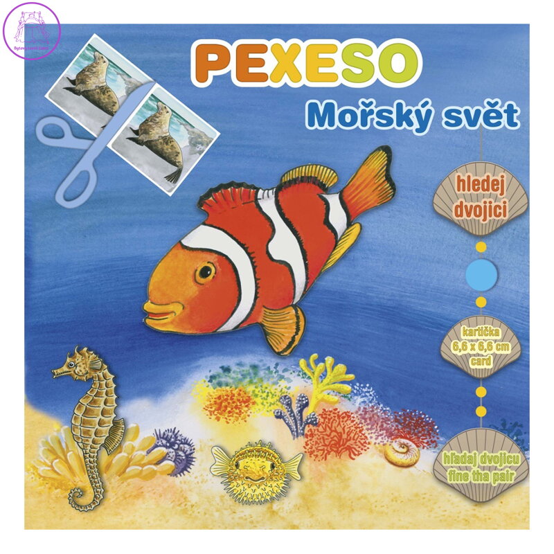 Pexeso Akim s maxi kartičkami - Mořský svět