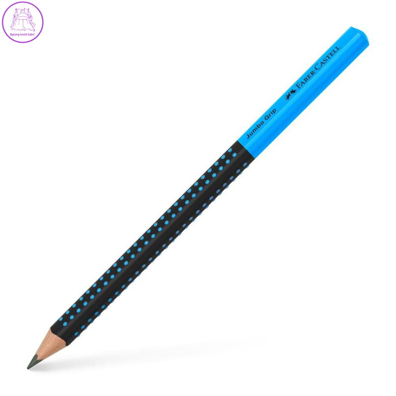 Grafitová tužka Faber-Castell Grip Jumbo / HB černá/modrá