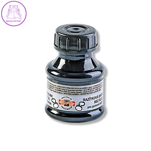 Razítková barva KOH-I-NOOR 50 g, černá