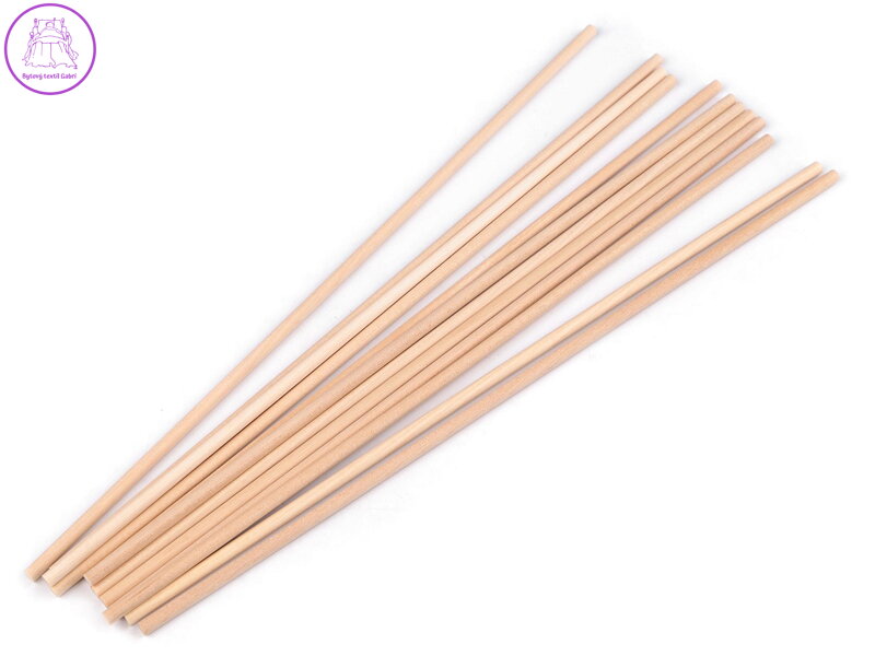 Dřevěné tyčky délky 30,5 cm macrame