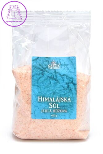 Grešík Sůl Himalájská jedlá růžová 600 g