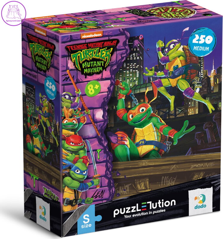 DODO Puzzle Želvy Ninja: Donatelo a Michelangelo 250 dílků
