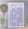 Záclona žakárová panel vánoční 150x250cm W-Ozdoby a hvězdy