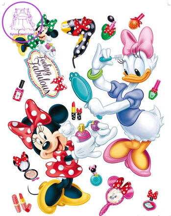 Samolepící dekorace dětská Disney Minnie a Make Up - DK 1767-2022