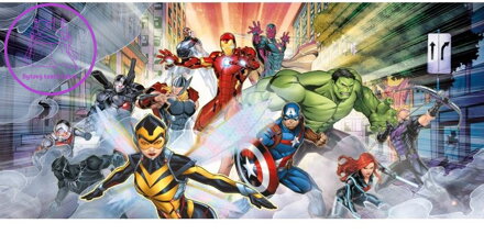 Vliesová dětská fototapeta 202x90cm - FTDNH 5397 Marvel Avangers-2022