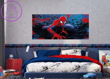  Vliesová dětská fototapeta 202x90cm - FTDNH 5399 Marvel Spiderman-2022