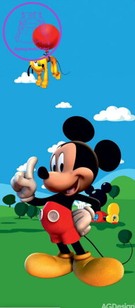 Dětská fototapeta vliesová vertical - FTDNV 5407 Disney Mickey 90x202cm - 1 dílná-2022