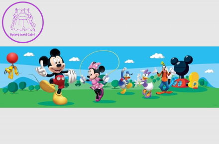 Samolepící bordura do dětského pokoje Disney Mickey - WBD 8079