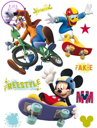 Samolepící dekorace dětská Disney Mickey freestyle - DK 855-2022